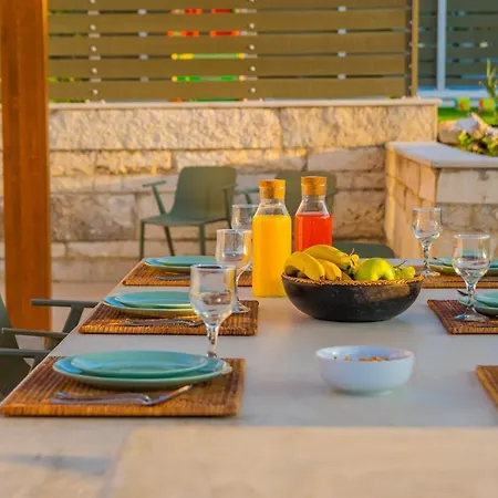 Estella Villa With Pool, Children Area, Bbq & Magnificent Views! Astérion Buitenkant foto