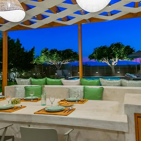 Estella Villa With Pool, Children Area, Bbq & Magnificent Views! Astérion Buitenkant foto